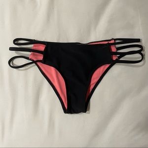 sexy multi strap cheeky bikini bottoms